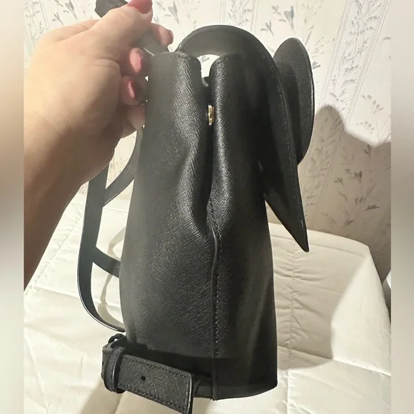 Kate Spade NWOT & Disney Collab Minnie Mouse Backpack with Red Polka Dot Bow - Picture 7 of 11